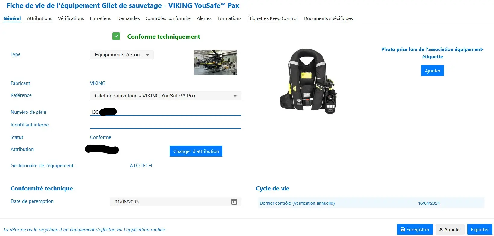 Aperçu Keep Control Gilet de sauvetage VIKING